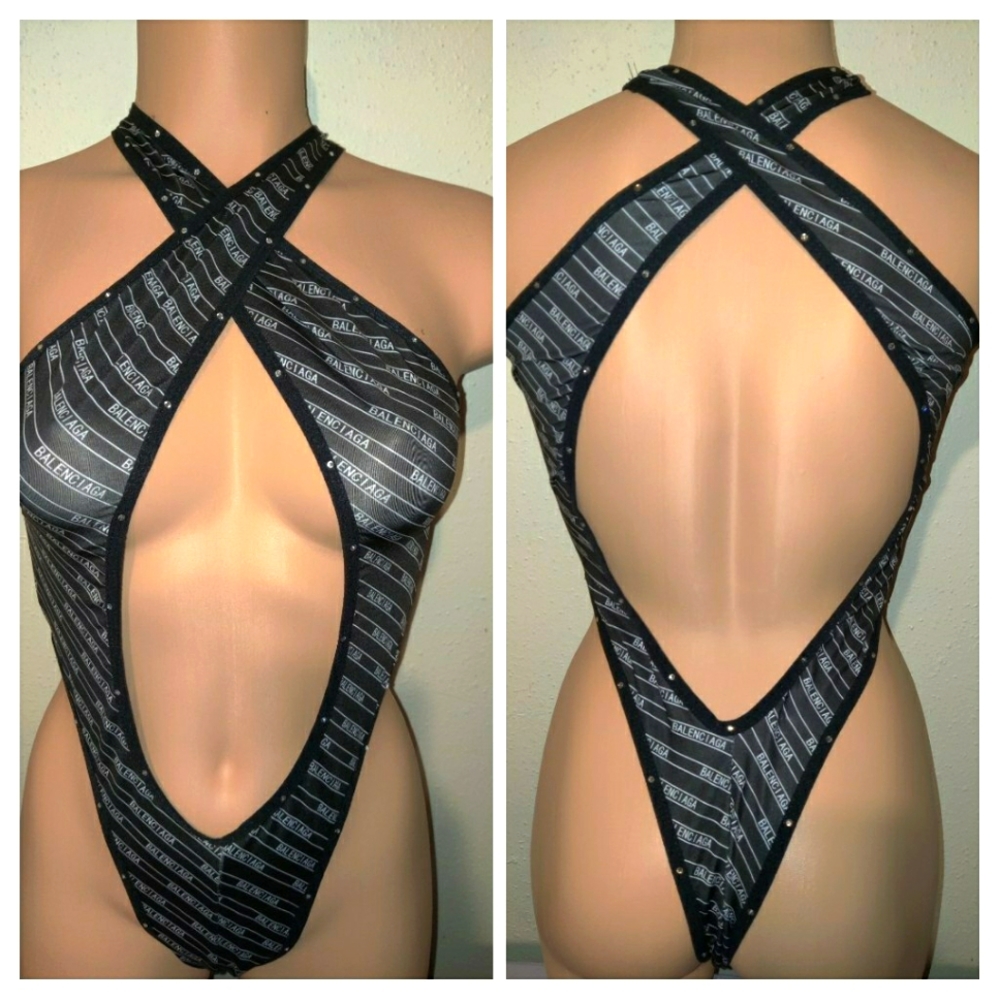 Exotic Dancewear With Rhinestones NWOT NEVER WORN